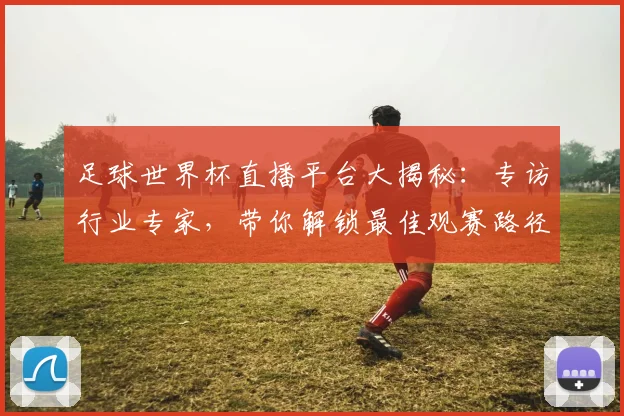 足球世界杯直播平台大揭秘：专访行业专家，带你解锁最佳观赛路径
